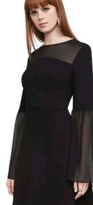 BCBGMAXAZRIA MINI FINLEY DRESS BLACK LARGE